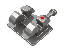 Orthodontic BRACKETS MIM MONO BLOCK ROTH .022 H/ 3,4,5 Sandblasted USA seller