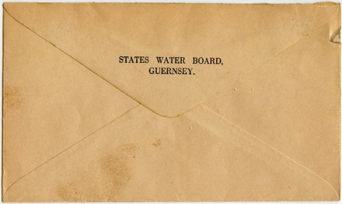 GUERNSEY CHANNEL Is OCCUPATION 2 1/2d FIRST DAY COVER WATER BOARD to JERSEY - Picture 3 of 3