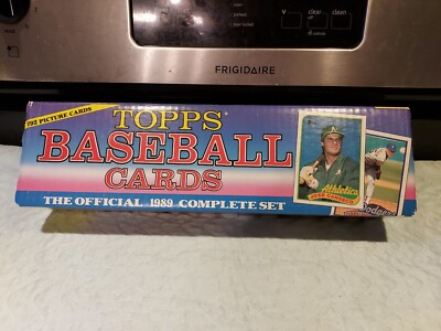 1989 Topps Baseball Complete Set 1-792 generic box Randy Johnson Rc