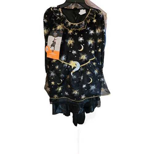 Target Med 8-10 Kinder leuchtender Mond & Stern Hexe Halloween Kleid Hut Hyde & EEK! - Bild 3 von 5