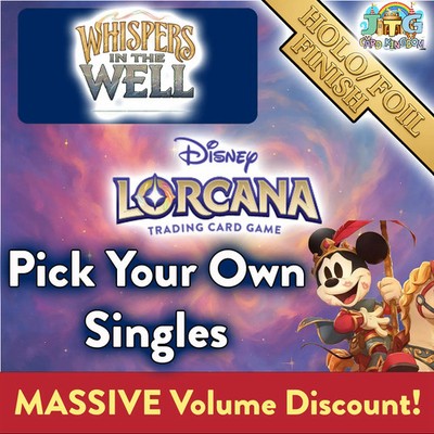Up to 35% off! Lorcana - Whispers in the Well: Foil Singles    