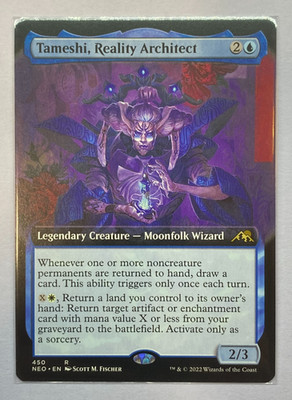 MTG - Kamigawa: Neon Dynasty - Tameshi, Reality Architect - Extended Art - NM