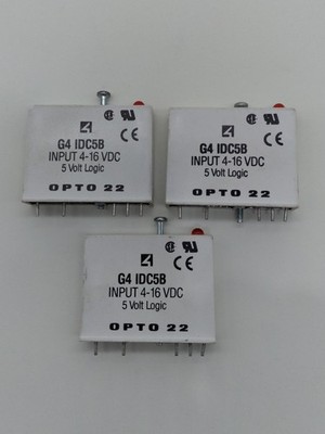 Opto 22 G4 IDC5B DC Input Module 4-16 VDC, 5VDC Logic High Speed Lot of 3