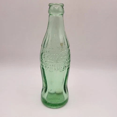 Vintage Coca Cola Glass Bottle Dec 25  1923 Sault Ste Michigan 4-37