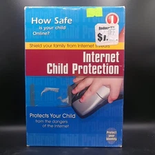 Internet Child Protection (PC Software, 2004 Cosmi) Brand New Sealed