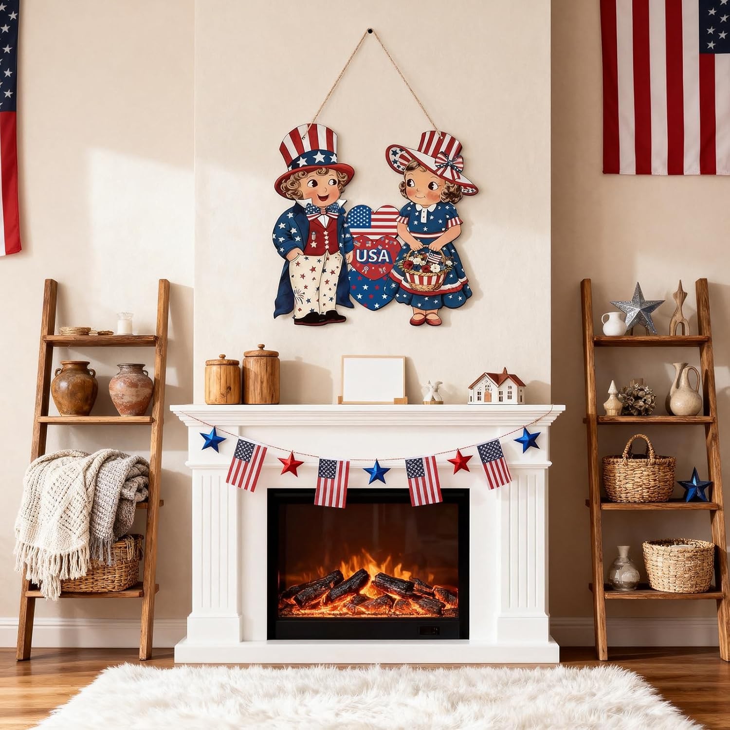 Fourth of July Decorations Front Door Memorial Day Decorations 4Th of July Front