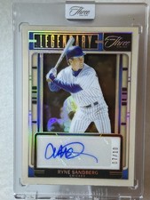 2025 Panini Three and Two Legendary Signatures Holo Gold Ryne Sandberg Auto /10