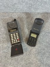 Vintage Motorola Cell Phone Lot Of 2 StarTAC Flip Classic Brick Phone Untested