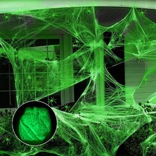 Halloween Fluorescent Spider Webs Glow In The Dark Spider Webs Halloween Cobweb