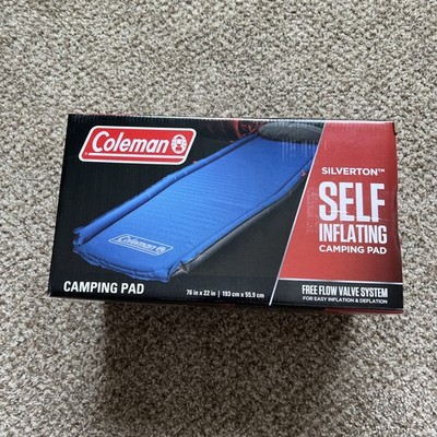 Coleman Silverton Self-Inflating Camping Pad   Dark Blue   76 x22   Original Box