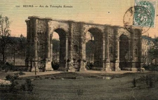POSTCARD - REIMS - MARNE - 51 - ARCH OF ROMAN TRIUMPH