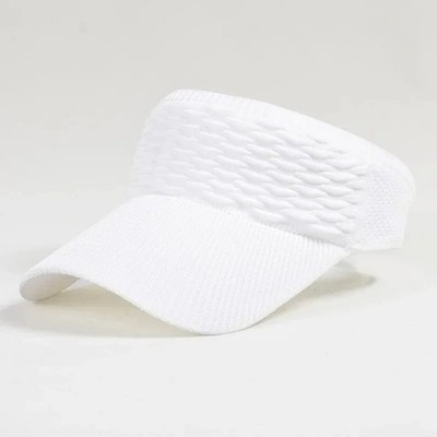 Women Anti UV Sun Visor Hat Breathable Adjustable Beach Sport Cap