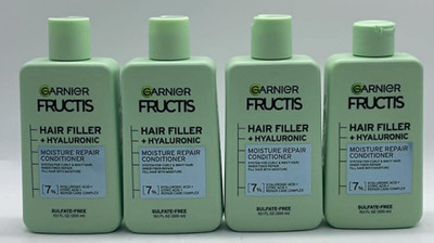 4PK Garnier Fructis Hair Filler Moisture Repair Conditioner ~ 10.1 FLOZ EA ~READ