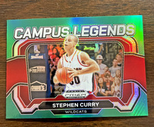 2024 Prizm Draft Picks Basketball - Steph Curry - Campus Legends Green Prizm 