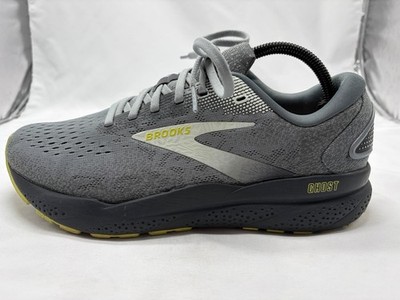 Brooks Ghost 16 Men's Size 8.5 Wide EE Gray Sneakers 1104182E040 Running Shoes