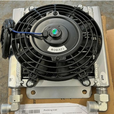 Radiator Plus Hydraulic Fan For AGT Mini Excavators 1-1.8 Ton Cooler Breeze NEW
