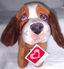 Plush Basset Hound Plush 6.5" NWT