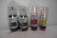 Genuine Epson 502 Ink Bottle 4 pack