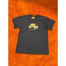 Vintage Nike Air Force 1 T Shirt Mens Large Navy Blue AF-1 Graphic Made in USA