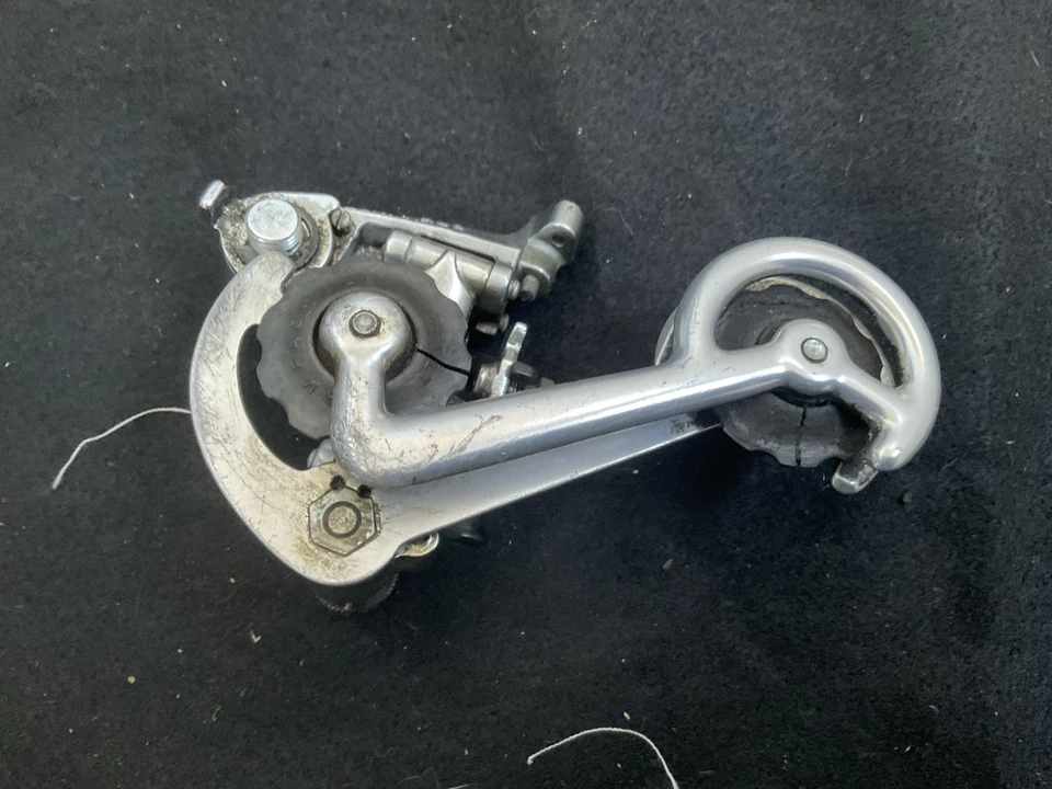 Desviador trasero Campagnolo Rally de colección jaula larga hecho en Italia Touring Road Foto 4 de 4