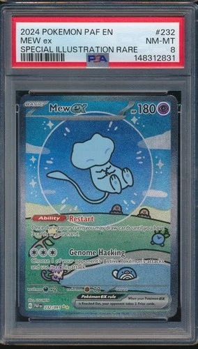 2024 Pokemon Paldean Fates 232 Mew ex Special Illustration Rare PSA 8 -148312831