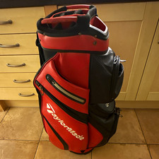 TaylorMade deluxe Cart Golf Bag Red/Black