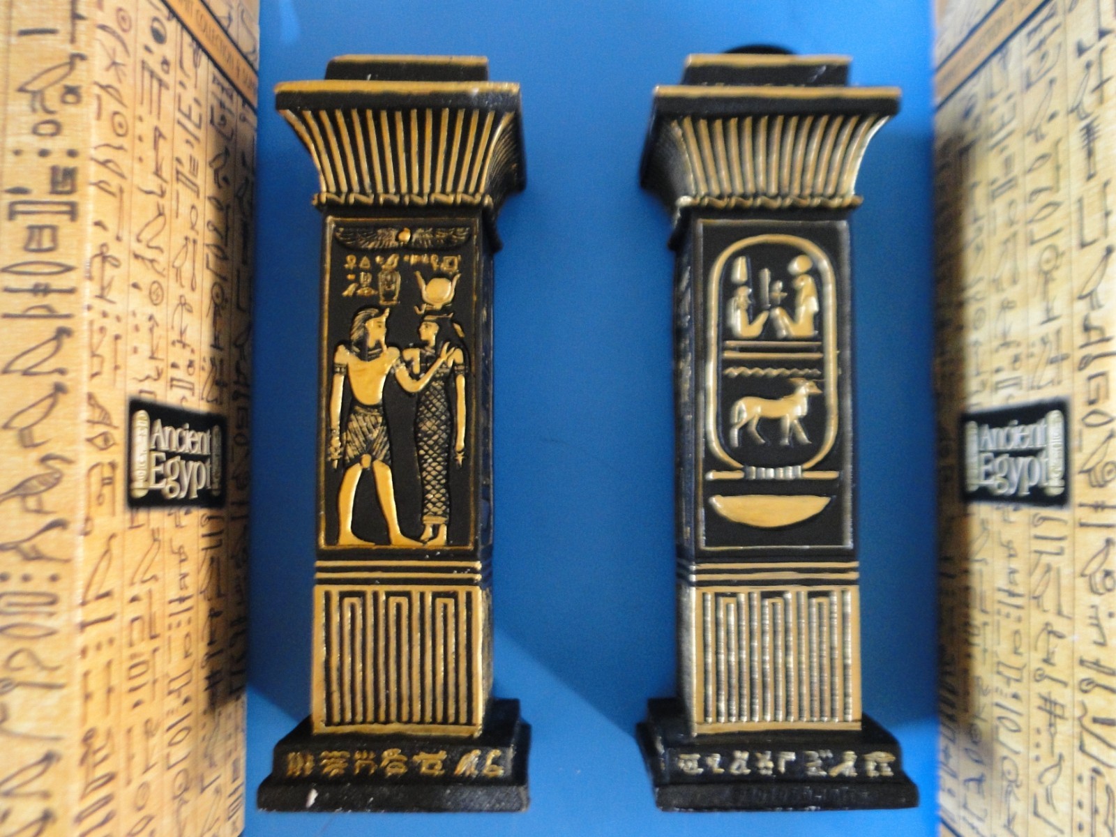 Egyptian Column Of 3/4" Diameter For Taper Candles -boxed