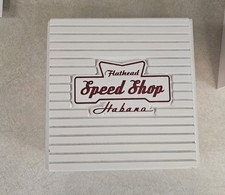 Caja de cigarros de madera vacía CAO Flathead Speed Shop Habano V654 7" x 7" x 3,5"
