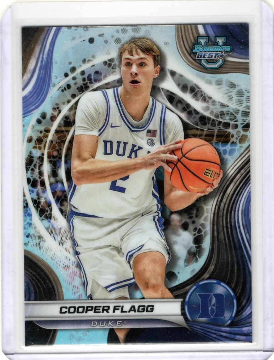 2024-25 Bowman University Best - Cooper Flagg #16 Refractor (RC)