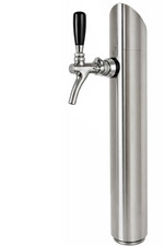 Schanks&auml;ule Modell "Tower" 1- oder 2-leitig in gold oder chrom 80 oder 114 mm &Oslash;