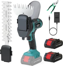 Vistreck Cordless Grass Shears Power Hedge Trimmers Cordless for Gardening EOJT