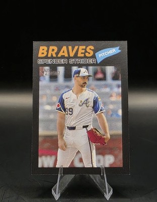 2026 Topps Heritage Spencer Strider /50 Black