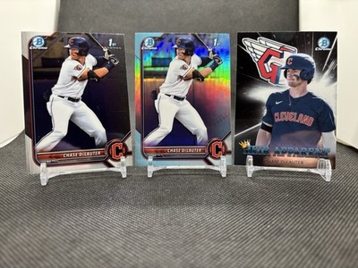 2022 Bowman Chrome Draft Chase DeLauter Sky Blue Refractor Guardians & More!