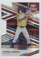 2020 Panini Elite Extra Edition Prime Numbers B Die-Cut 5/39 Daniel Cabrera 1s8