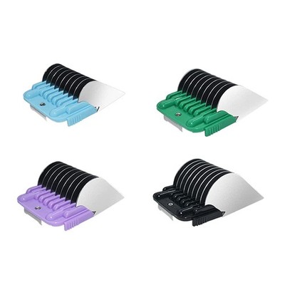 Professional Animal Stainless Steel 4 Color Guide Comb Set Compatible with an...