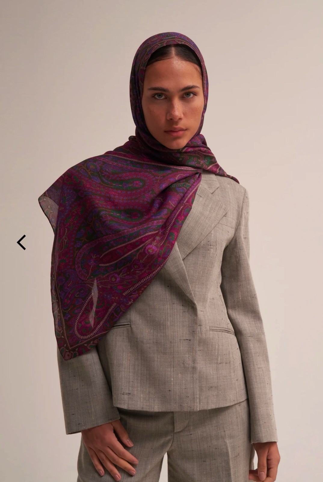 Elegant Wool Silk Scarf Shawl Lightweight Luxury Winter Accessory Nwt 190x70cm