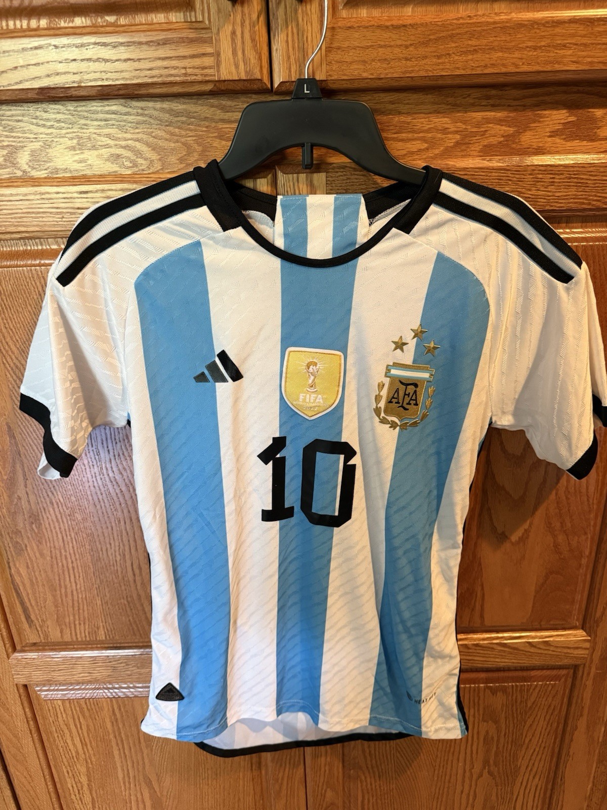 adidas Argentina Lionel Messi #10 Soccer Jersey Youth Kids Size XL Extra Large