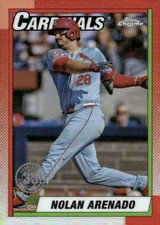 2025 Topps Chrome #90CB-19 Nolan Arenado 1990 Topps Baseball 35th Anniversary