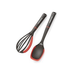 Morphy Richards Whisk and Solid Spoon utensil Set non stick 869005
