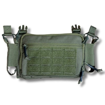 TS Slim Placard   1000D Nylon MOLLE & Utility Panel - Ranger Green