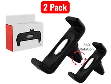 2 Pc, Car Vent Phone Holder, 360 Rotation, Universal, Small Size, Great Quality.