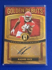 2023 Panini Gold Standard Football Golden Debuts Auto RC #GD-14 Rashee RICE #/99