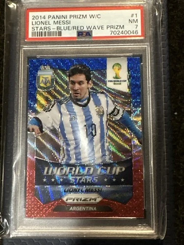 World Cup Lionel Messi 2014 Panini Prizm World Cup Lionel Messi #1 Blue