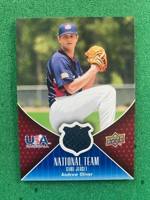 2009 Upper Deck - USA National Team Andy Oliver #USA-AO Game Jersey (MEM, RC)