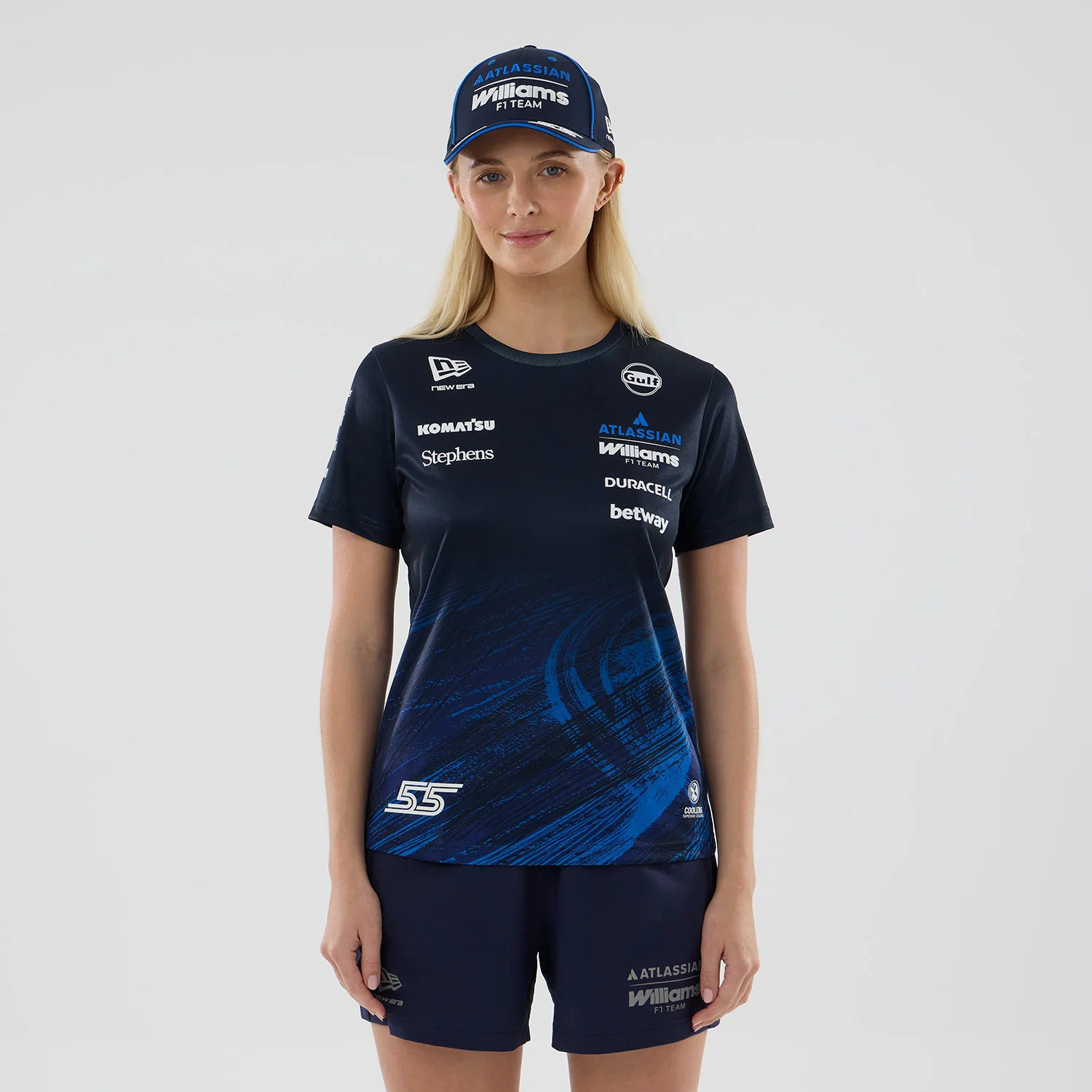 Williams F1 Team 2026 Tech Tee Carlos Sainz Womens - Night Shift Navy