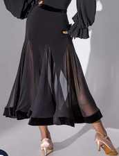 Ballroom Dance Competition Skirt Modern Dance Performance. Size S