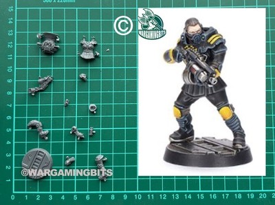 Games Workshop Necromunda Palanite Enforcer Sergeant Type 2