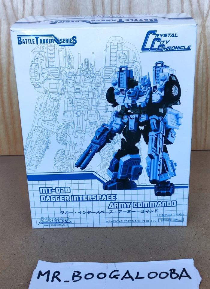 Transformers Make Toys 2012 MT-02B Dagger Interspace + Combat Hero Optimus Prime - Immagine 3 di 4