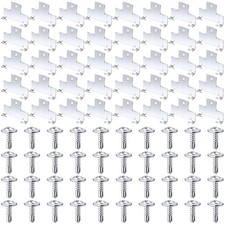 40PCS Recessed Light C Clips Metal Retrofit Downlight Housing With Screws