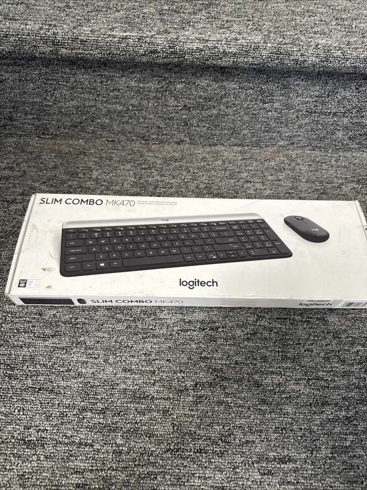 Logitech MK470 Slim Wireless Keyboard & Mouse Combo - Black And Graphite *NEW* - Image 3 of 4